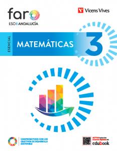 Matemáticas 3. Andalucía (Esencial Faro)