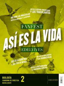 Proyecto: Fanfest 2026. Biología 2 Bachillerato. Libro del alumno   Cuaderno de