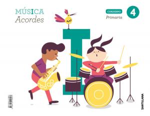 CUADERNO MUSICA ACORDES 4 PRIMARIA