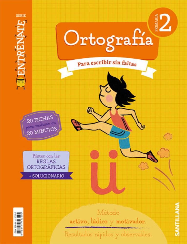 Cuaderno Ortografia Serie Entrenate 2 Primaria Varios Autores