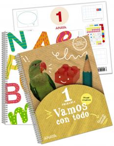 Vamos con todo 1. Primer trimestre.   Lectoescritura   Material manipulativo