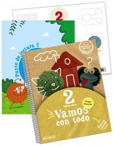 Vamos con todo 2. Primer trimestre.   Punto de lectura 2   Material manipulativo