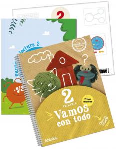 Vamos con todo 2. Primer trimestre.   Punto de lectura 2.   Material manipulativ