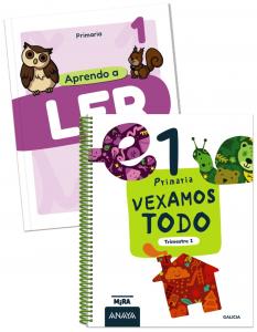 Vexamos todo 1. Primeiro trimestre. Lingua 1.   Lingua 1. Aprendo a ler