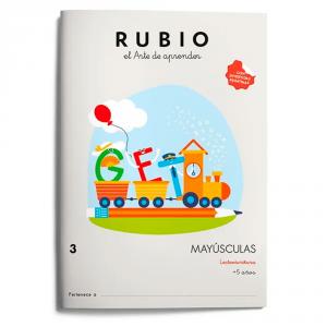 Cuaderno mayúsculas 3. Rubio