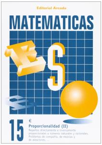 Matematicas ESO 15. Proporcionalidad (II).