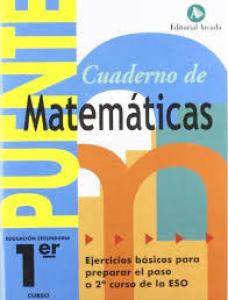Cuaderno de Matemáticas PUENTE 1 ESO
