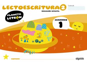 Planeta Letrón. Lectoescritura. Nivel 2. Cuaderno 1. Cuadrícula