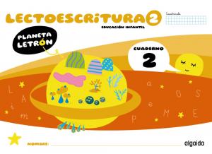 Planeta Letrón. Lectoescritura. Nivel 2. Cuaderno 2. Cuadrícula