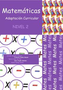 Adaptación curricular matemáticas nivel 2